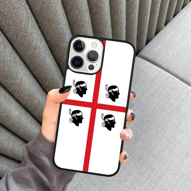 Flag of Sardinia phone Case Cover For iPhone 17 Air 16 15 14 Plus apple 16 11 12 13 Pro Max coque