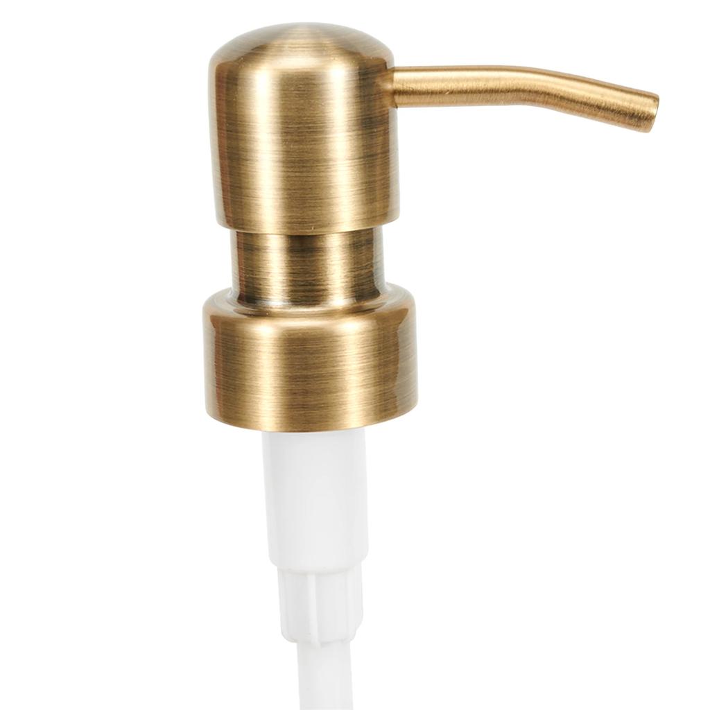 Lotion Dispenser Pump Head Tool Stainless Steel Accessory Useful Adapter Bathroom Compact DIY Fitting Home Hootel