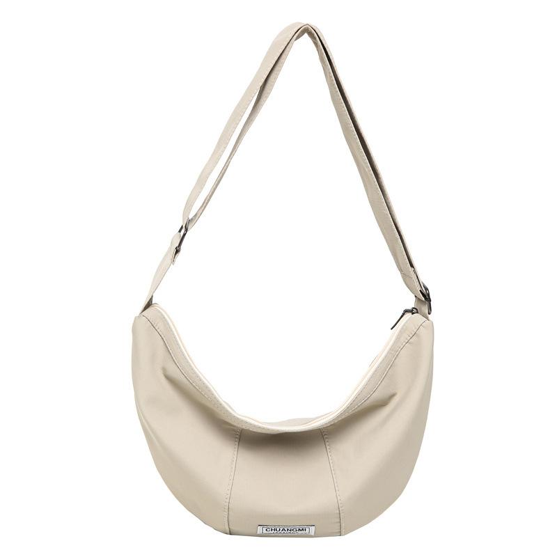 2025 new trendy Korean style sports versatile commuter bag shoulder horn messenger bag women's casual dumpling bag