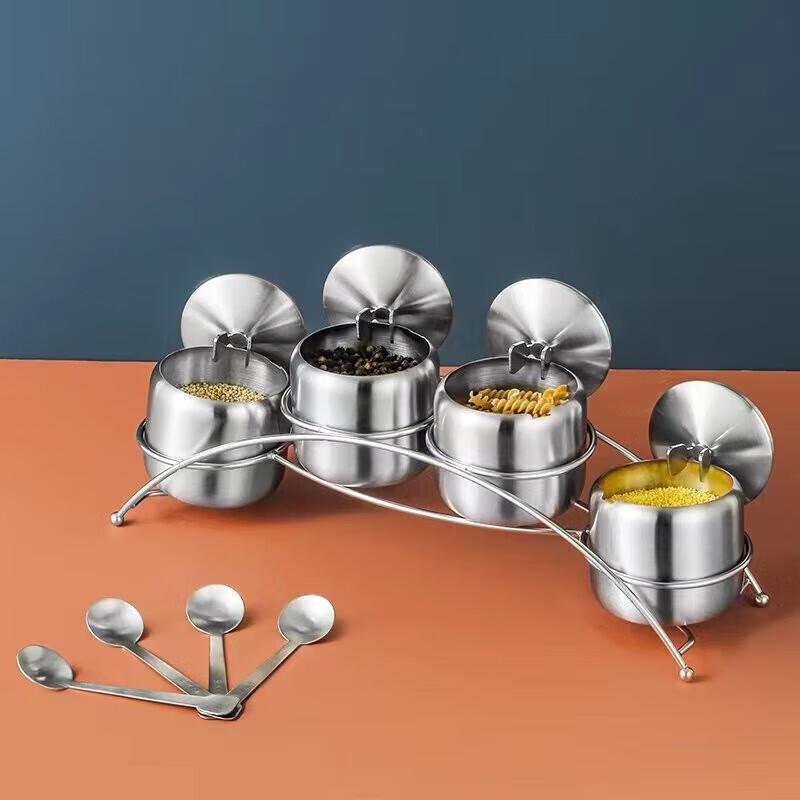 Chuishanhu 304 Stainless Steel Spice Jar Set