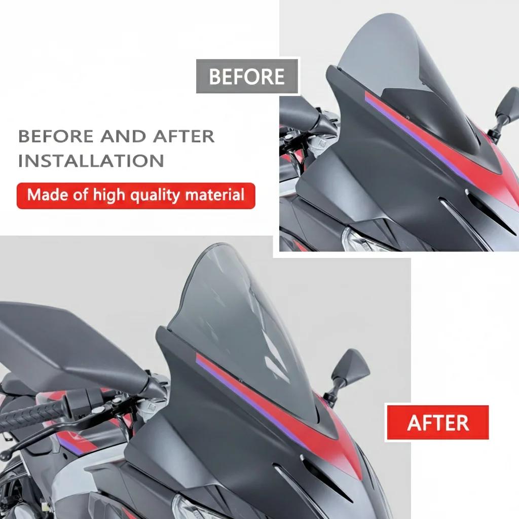 For RS457 2025 2024 Wind Protection Shielding Aprilia RS 457 Motorbike Fairing Airflow Deflector Attachment Component Gear