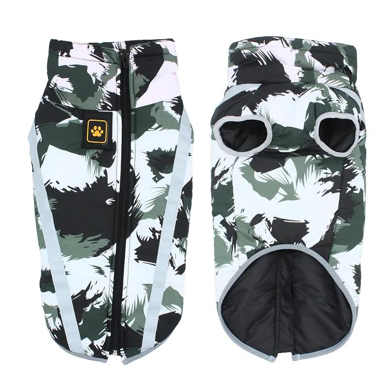 

Водонепроницаемая одежда для собак, светоотражающая куртка для больших собак, зимние теплые флисовые пальто и куртки для больших собак, одежда для домашних животных 4XL