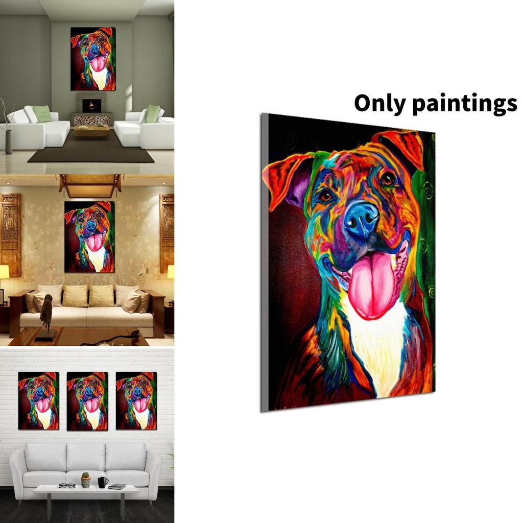 Nordic Animal Illustration On Oil Canvas For Home Interior Modern Decoration