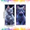 PVC Stickers Self-adhesive Decorative Stickers Decals for Trash Decoration Cat Shape 820x380mm 2pcs/set