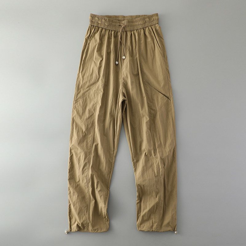 Japanese Style Functional Cargo Pants Thin Quick-Drying Abrasion Resistant Outdoor