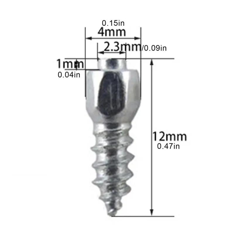 50/100pcs Universal Tire Studs Screws Nails Wheel Tyre Snow Spikes Set Anti-Slip Anti-Ice for Electric Scooter Truck Motorcycle