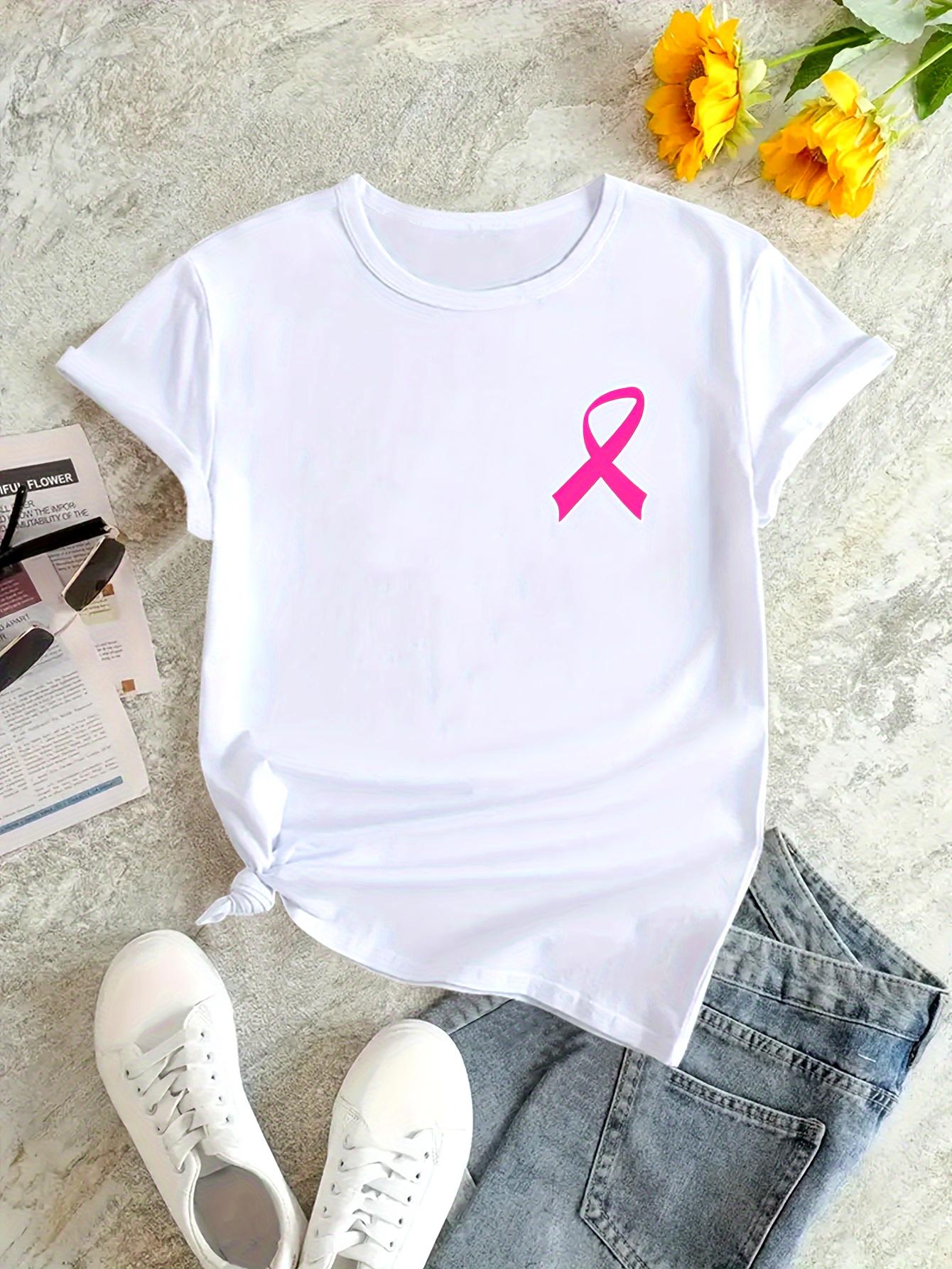 

Womens Casual Sports Tshirt with Rib Bon PrintFit Round Casual Summer Wear Summer Short Sleeved Harajuku Streetwear Tops Tees 4XL