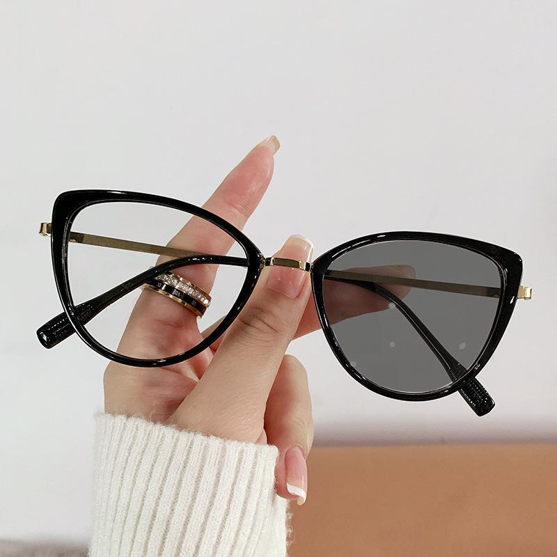New Cat Eye Frame Blue Light Blocking Glasses Women Men Fashion Metal Optical Spectacles Eyewear Eyeglasses Computer Goggles