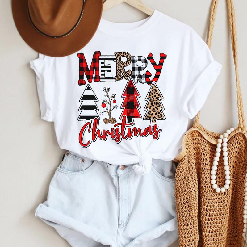 Christmas Style 2022 Women 90S Style Trend Merry Christmas Fashion Print Tshirts Clothes 2022  Top Happy Holiday T Shirt Graphic Female Tee T-Shirt-Buy At A Low Prices On  Joom E-Commerce Platform