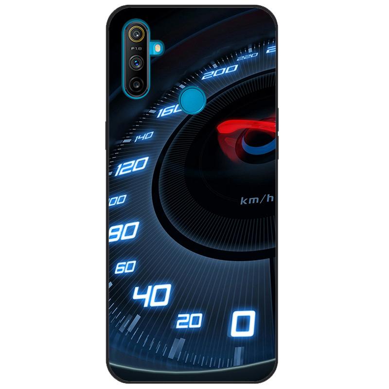 For Realme C3 Case Cover Soft Silicone TPU Patterned Back Cover For OPPO Realme C3 RMX2020 C 3 RealmeC3 Cartoon Phone Case Funda