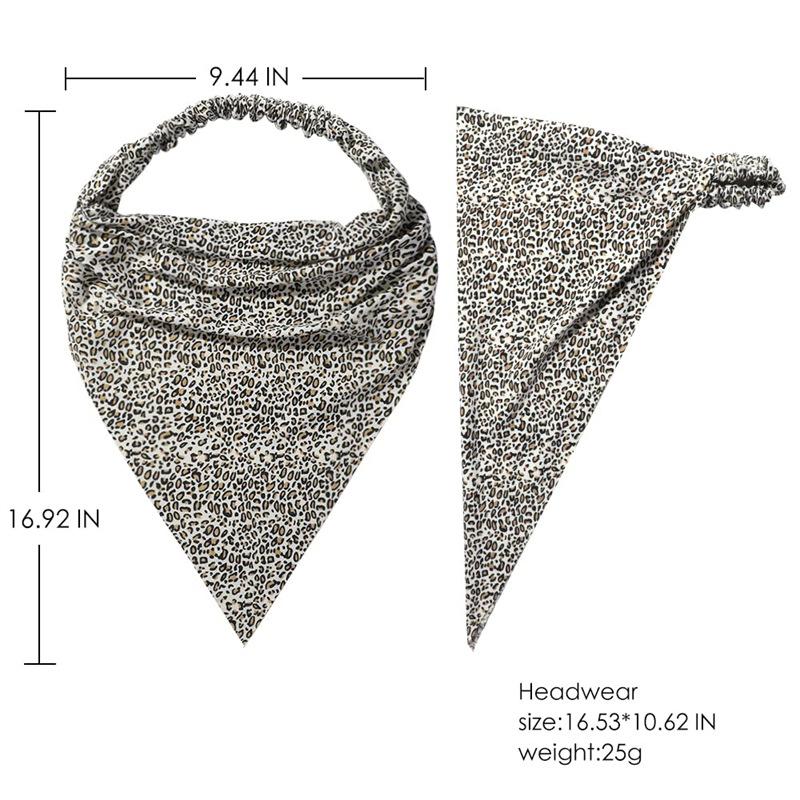 Böhmisches Muster Dreieckiges Haartuch Retro Ethnisch Bedruckt Schützende Kopfbedeckung Integriertes Gummiband Mode Outdoor Tuch