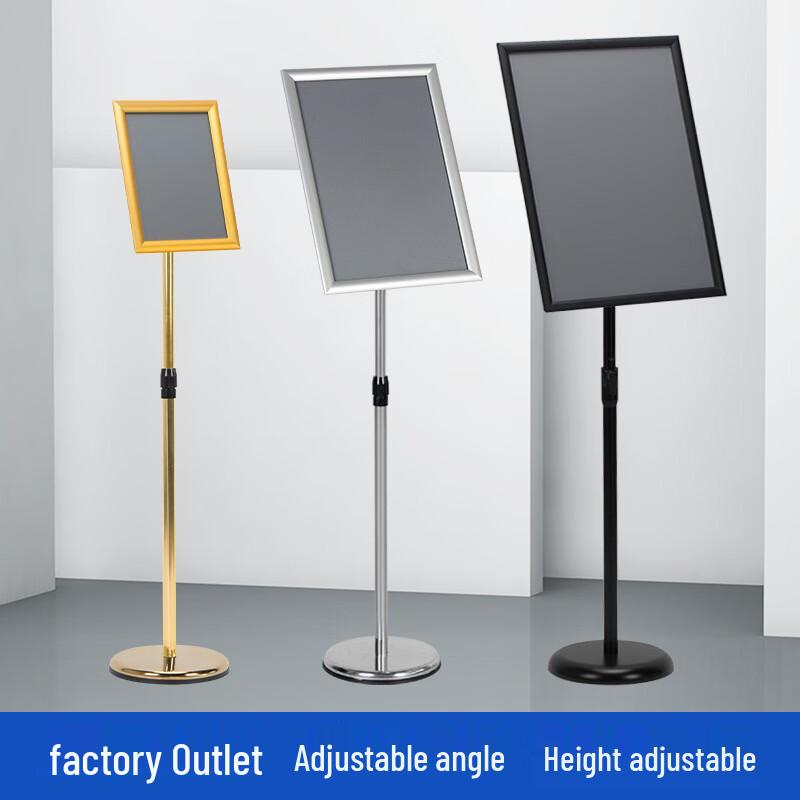 Adjustable Metal Standing Sign Display