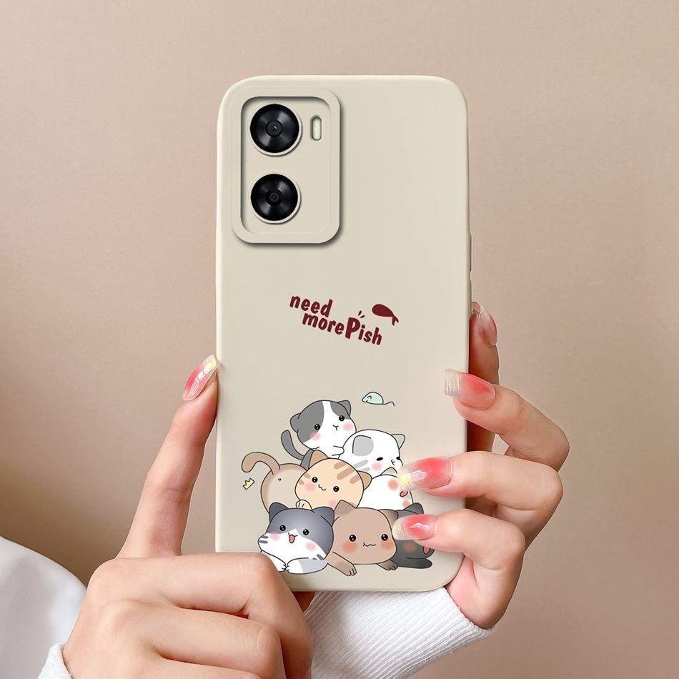 Case For OnePlus Nord N20 SE N300 Cartoon Candy Back Cover For 1+ Nord N20SE N 300 Phone Cases Soft Liquid Silicone Bumper Capa