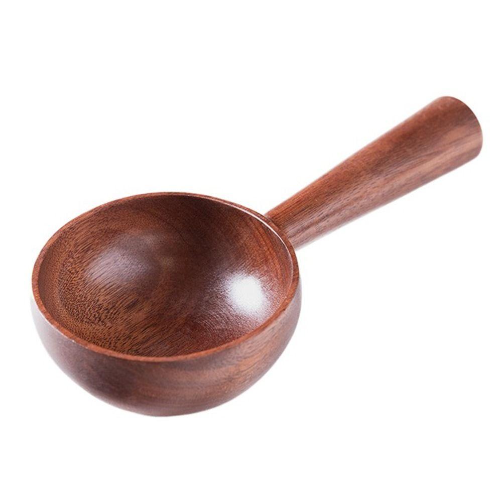 Large Size Long Handled Spoon Long Handle Wooden Soup Ladle Water Ladle Serving Soup Spoon  Picnic