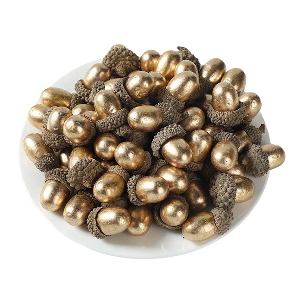 

Artificial Pinecone Autumn Decoration Golden Pinecone Decor