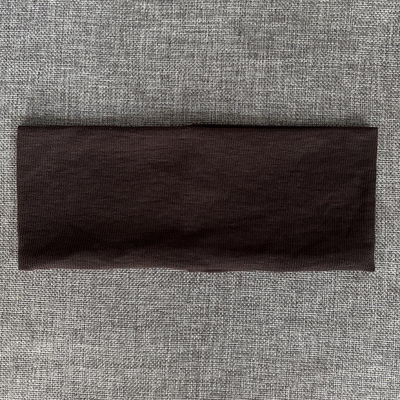 Sportliches Stirnband im koreanischen Stil mit Rippenmuster für Männer und Frauen - Unifarben für Laufen, Tennis, Basketball und Badminton