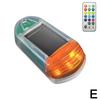 New Car Dome Light Modified Warning Light 3 LED Solar Light Driving Application Safety Roof Wireless Truck Control Light H4G3