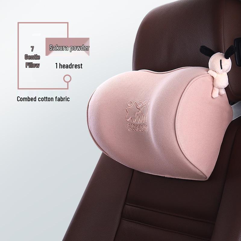 Podpórka lędźwiowa pod oparcie fotela samochodowego - Pianka z pamięcią kształtu, Uniwersalne dopasowanie na wszystkie pory roku