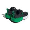 LEGO x Adidas Tech Rnr Tela Cómoda Resistente a la Abrasión Caña Baja Zapatos de Estilo de Vida para Niños Negro Verde ID de Niño ID9524