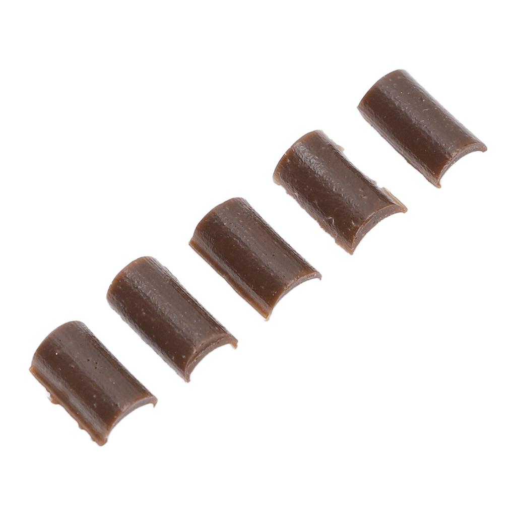 2 worek U Tip Przedłużanie włosów Granulat Salon Domowy Żywica Przedłużenie peruki Klejenie termiczne Granulat Koralik Brązowy