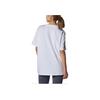 Under Armour Loose Logo Print Crew Neck Pullover Heavyweight Short Sleeve Drop Shoulder T-Shirt Women T-Shirt White 1383047-100