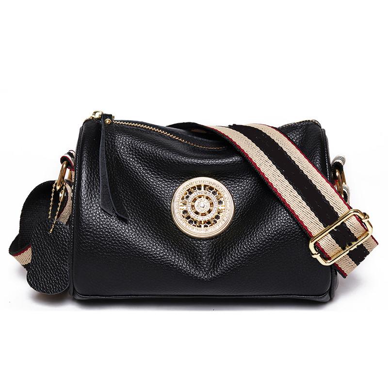 

Женские сумки из натуральной кожи, дизайнерские вращающиеся металлические замки, женские сумки на ремне, модная новая роскошная брендовая женская сумка-мессенджер