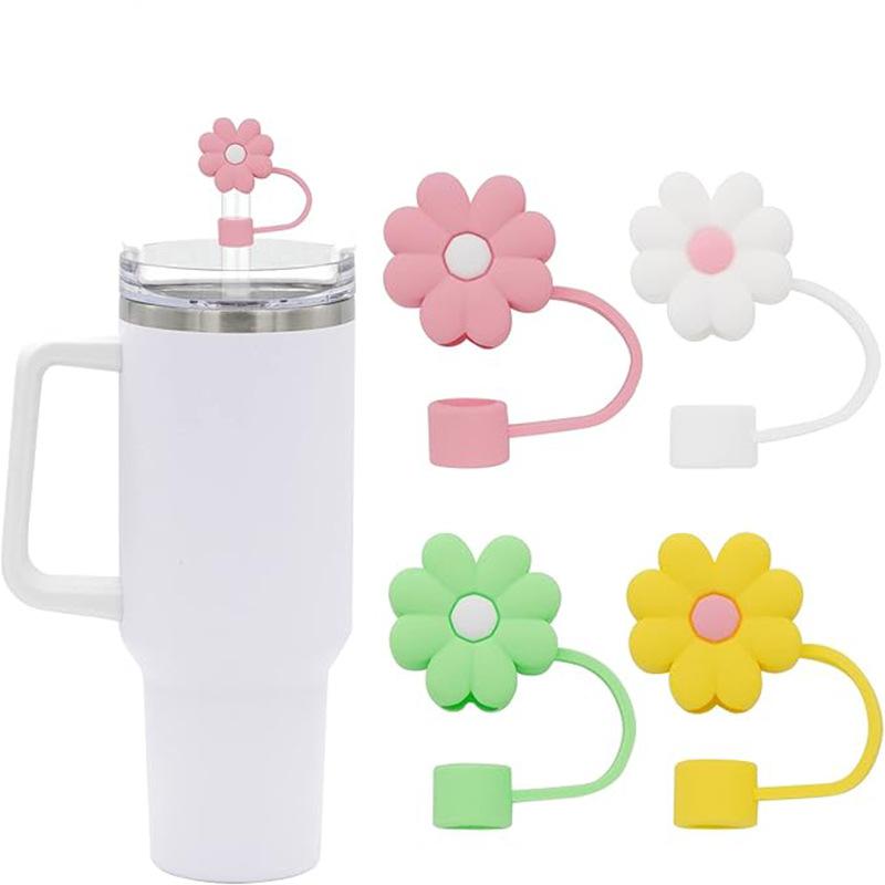 

10mm For Stanley Straw Cap Silicone Dust Stopper Dust Cap Colored Tea Cup Cap Straw Dust Cover Milk Tea Straw Cup Cap Accessorie