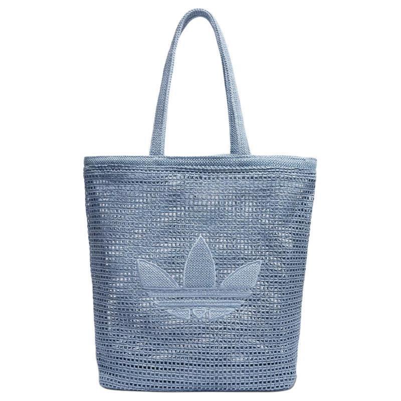 adidas Originals Recycled Polyester Tote Bag, Shopping Bag, Shoulder Bag Women's Blue Adidas KW2006