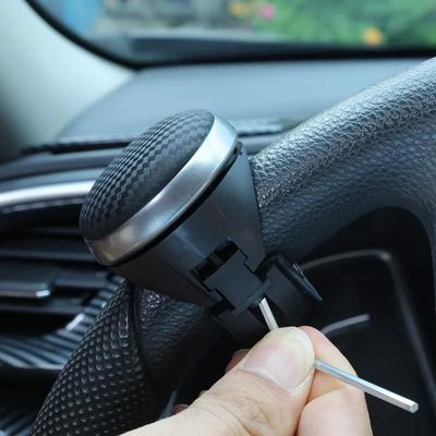 Universal Fit Steering Wheel Knob Ergonomic Design Bearing Type Effort-Saving Steering  Long Drives