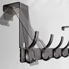 Punch-free 6/7/8 Door Hook Storage Holder Bathroom Organizer Rack Clothes Hanger Kitchen Accessories Traceless