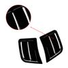 For Subaru Impreza WRX STI 2008-2014 1 Pair Front Left/Right Bumper Side Air Vent Cover Trim Glossy Black/ Carbon Fiber Look