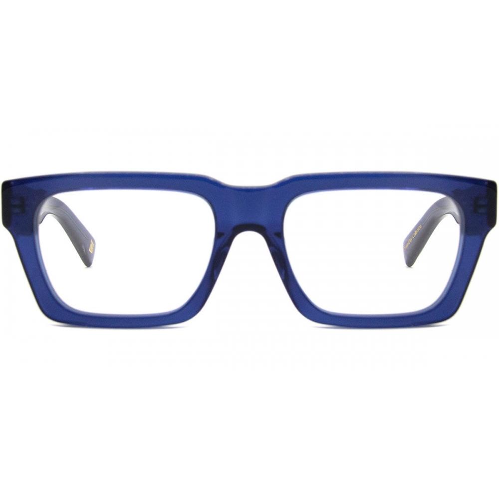Full Rim Square Transparent Blue Smartbuy Collection Uno 01 C01 Fashion Unisex Eyeglasses