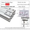 Hochleistungsscharniere aus Zinklegierung für Aluminiumprofiltüren (20/30/40/45)