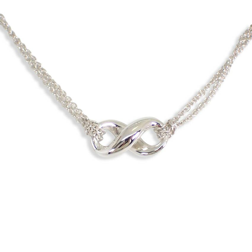 

[Used] TIFFANY/Tiffany 925 Infinity Double Chain Necklace [g393-66]