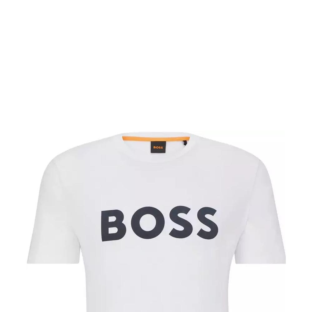 Boss HUGO BOSS Logo Printed Crewneck T Shirt 50481923-100