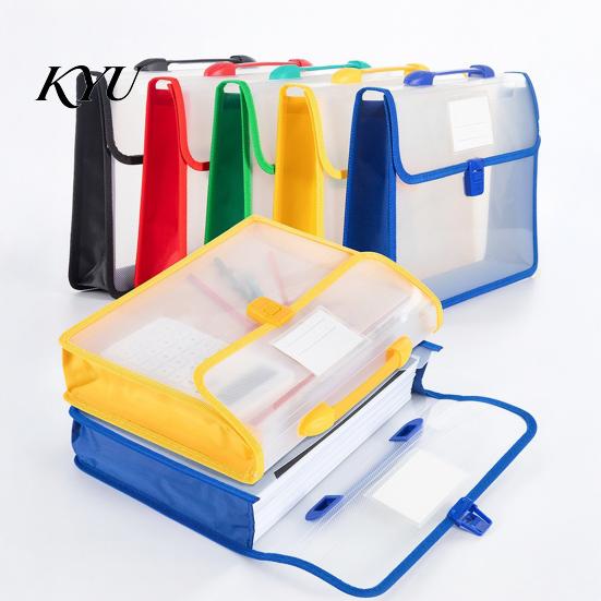 Travel Document Carrier Organizer with Handle And Buckle Closure, Expandable Waterproof File Bag, Portable Office Keeper 800 Sheets Capacity