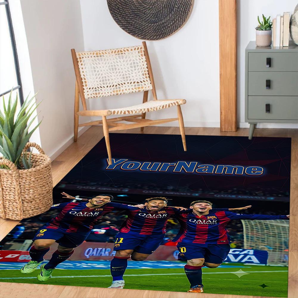 Messi 201 Personalized Text Area Rug Perfect for Hallway Living Rooms Decorate room Study room Antislip Carpet Office home decor