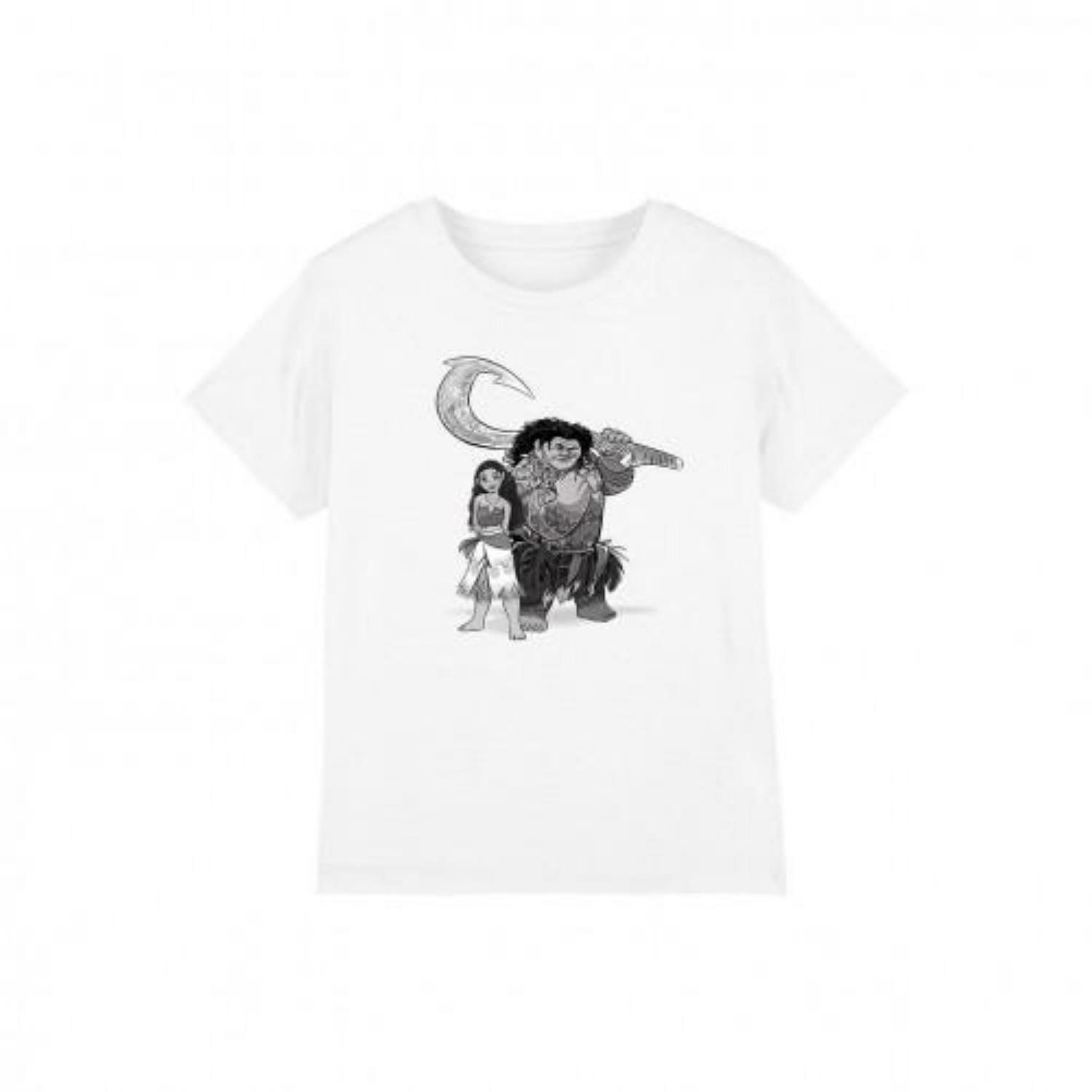 Moana Childrens_Kids Maui Moana Sketch T-Shirt S
