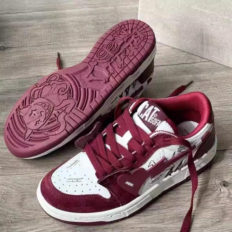 High Value Versatile Chic Shoes Casual Thick Baseplate Shoes 2025 New Spring and Autumn Popular White Shoes