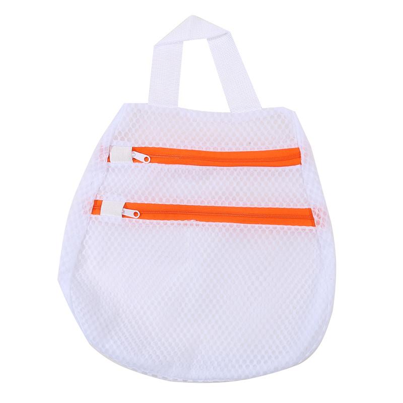 1-6PCS Large Capacity Storage Hanging Bags,Double Layer Zipper Underwear Washing Laundry Bag,Multifunctional Wardrobe Organizer