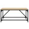  Coffee Table, Sonoma Oak 75x50x35 Cm, Wood-based Material