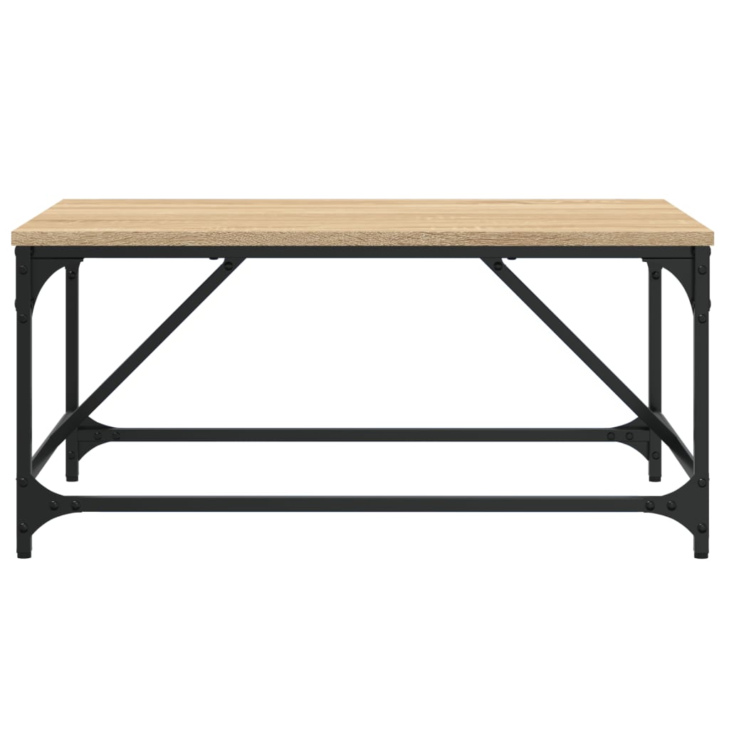  Coffee Table, Sonoma Oak 75x50x35 Cm, Wood-based Material