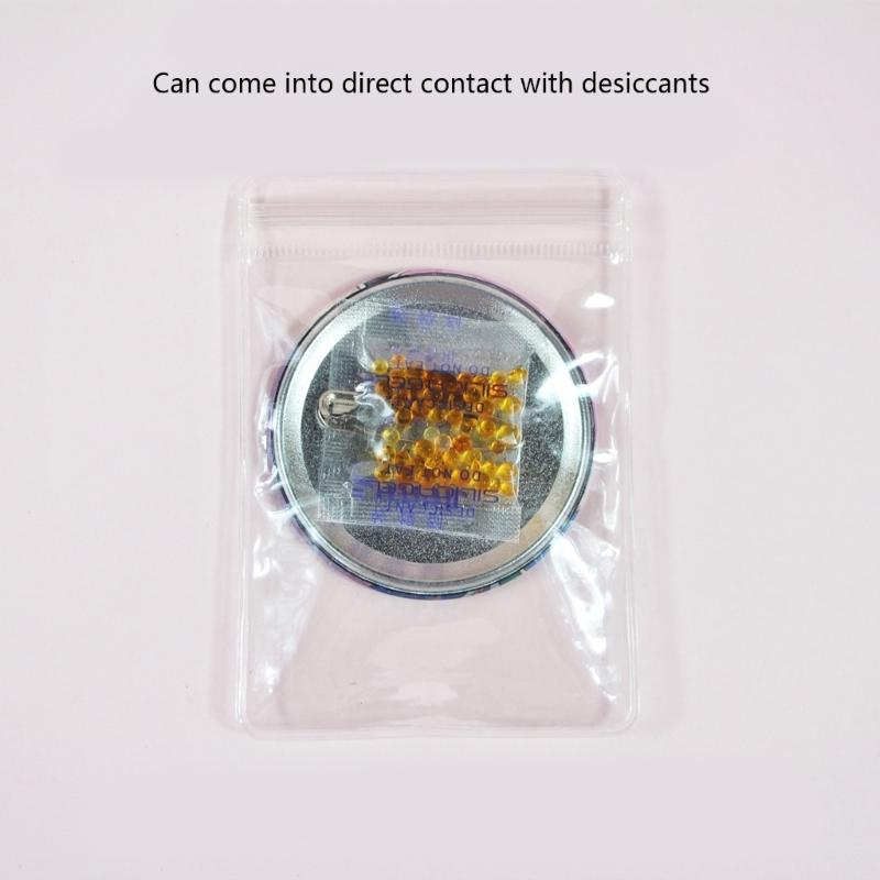 100 bustine di gel di silice Bustine essiccanti Microonde Reattiva Rapidamente Bustina Essiccante per Controllo Umidità Conservazione Cibo