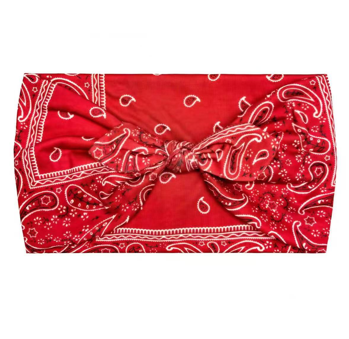 Bohemian Knotted Rabbit Hair Bow Headband - Sweat-Absorbing Yoga and Sports Hair Tie