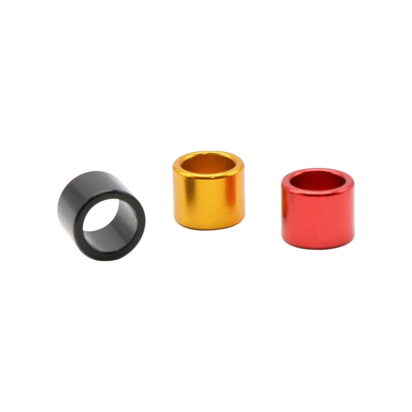 100 Pcs ID 8mm Height 9mm 6 Colors Straight Unnumbered Aluminum Pigeon Bird Foot Ring Outdoor Flight Training Competition Carry