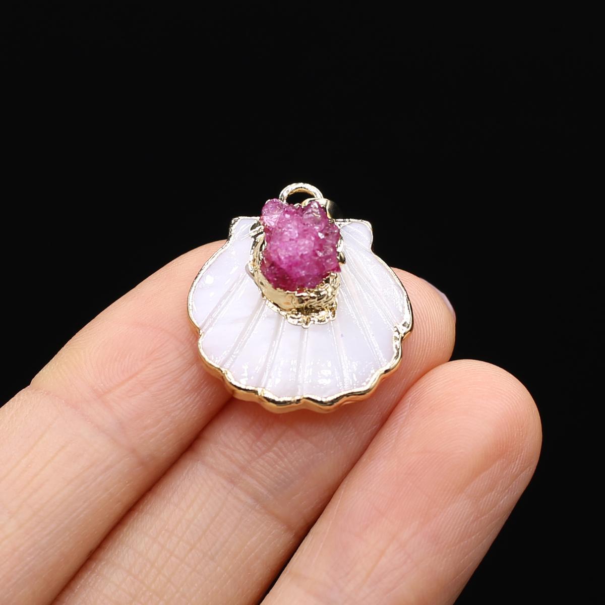 

Подвески из натуральных ракушек, перламутровые ракушки, подвески для изготовления ювелирных изделий, серьги, ожерелье, аксессуары, ремесла 20x23mm