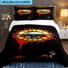Guns Rock Band Artwork 3PCS Bedding set,Ideal for 1pc Duvet Cover And 2pcs Pillowcases Perfect for Fan gift,Ideal for Bedroom, Dormitory