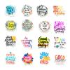 100 English Phrases Graffiti Stickers Laptop Mobile Phone Computer Water Cup Decoration Stickers