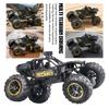 2.4g Remote Control Off-Road Alloy Car with Shock Absorbers, Climbing Fast Car with Music, Lights, and Spray, Children's Electric Rc T