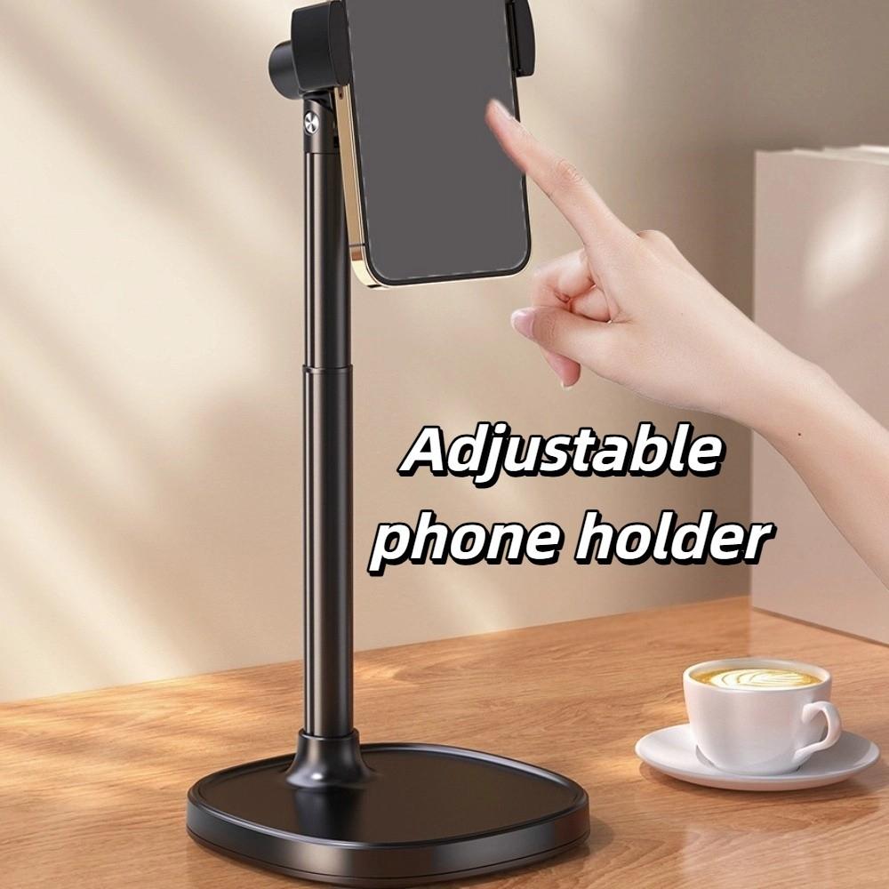 Adjustable Height Telescopic Phone Stand 360° Rotate Mobile Phone Bracket  Phone Accessories
